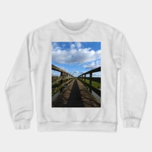 Fen Bridge, Suffolk Crewneck Sweatshirt